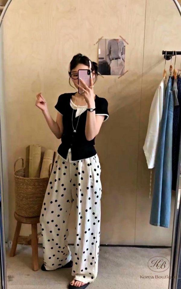 SS302 春季 可愛的點點褲 