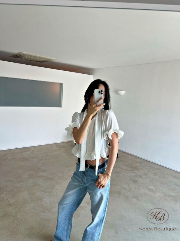 SS182 春季 好美的波浪襯衫 