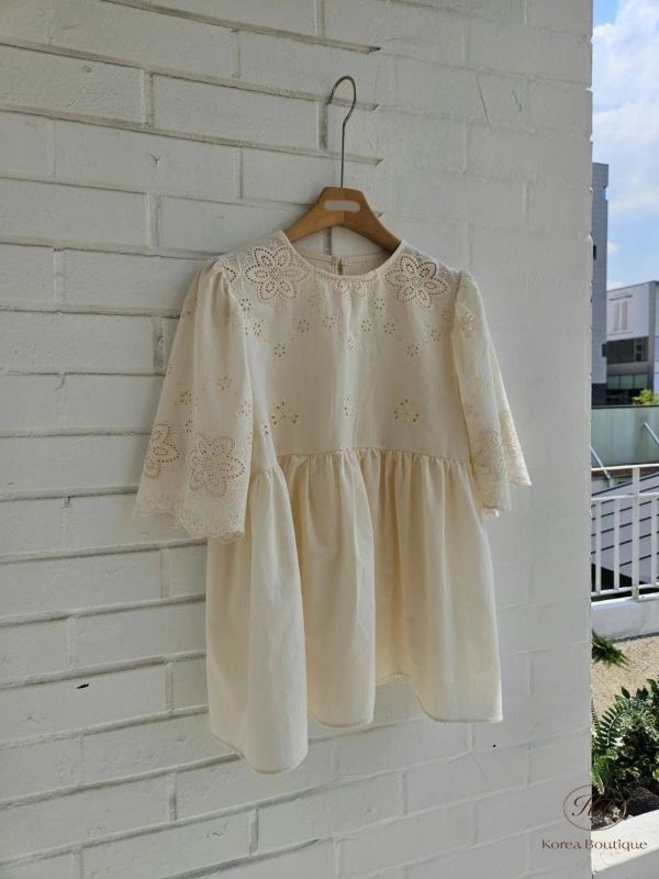 Sv19 夏裝 夏日雕花套裝 