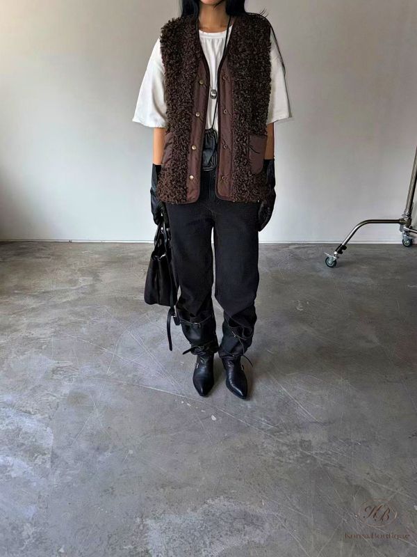 Fw421 秋季 QQ毛背心 