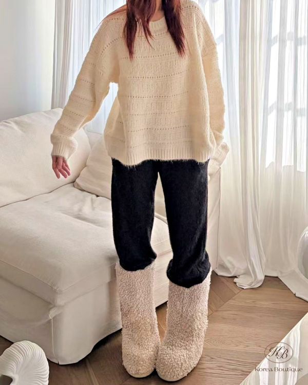 Fw422 秋季 帽子毛衣一套組 