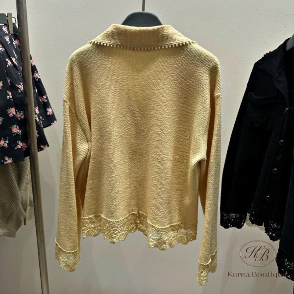 SS220 春季 好美小細節也很多的針織外套 