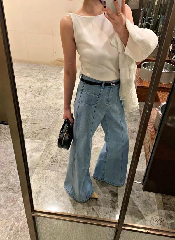 SS145 春季 腰部以下都是腿的牛仔褲 