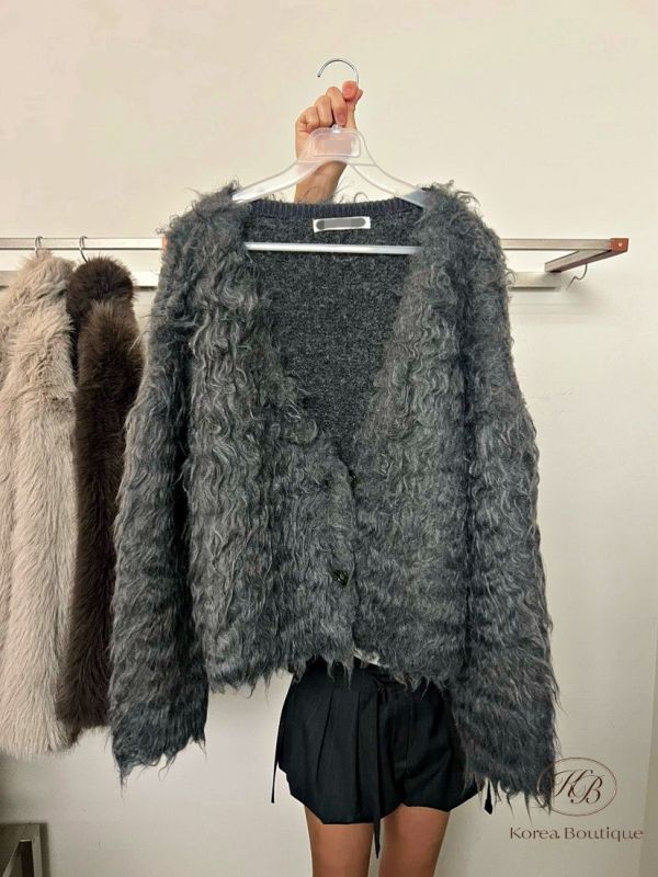 Fw408 秋季 捲捲毛 外套 