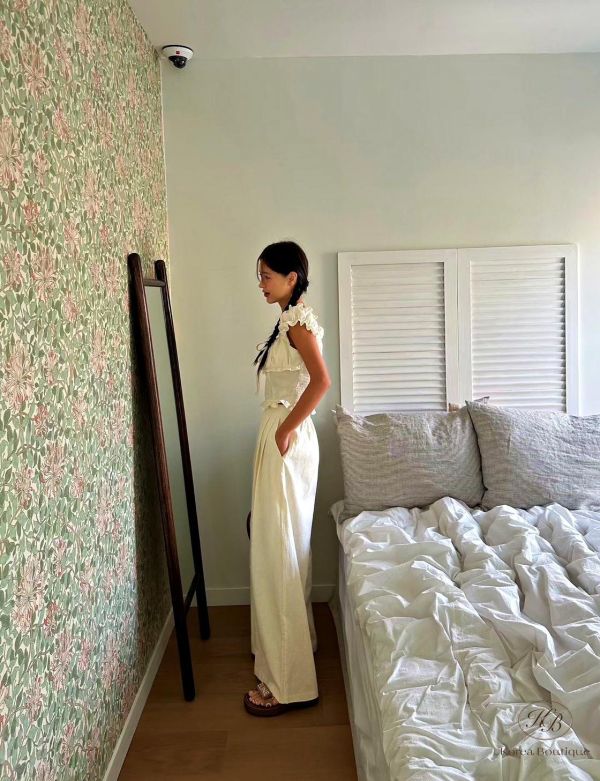 SS316 春季 亞麻浪漫套裝 均碼 