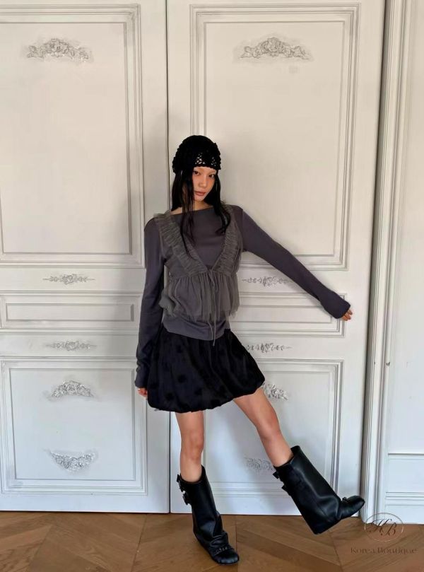 SS198 春季 薄紗背心 