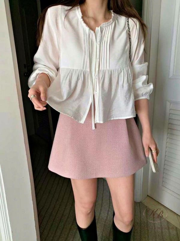 SS121 春季 清新氣質設計家罩衫 