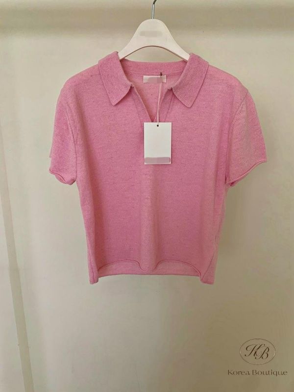 SS405 春季 翻領薄針織外套 