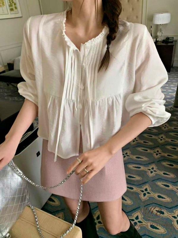 SS121 春季 清新氣質設計家罩衫 