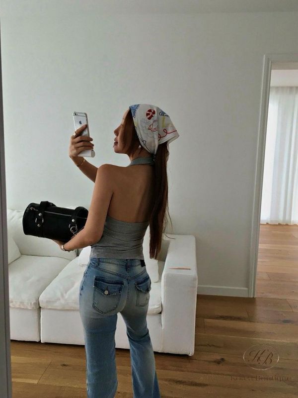 SS300 春季 棉質繞脖背心 