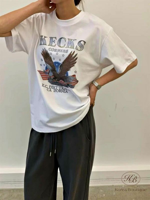 Fw146 秋季 老鷹 水洗tee 
