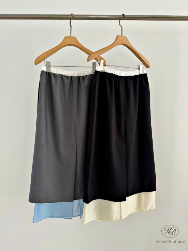 SS179 春季 紡紗西裝半身裙 均碼 