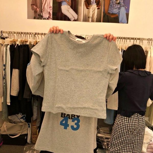 SS326 春季 好看的素tee 