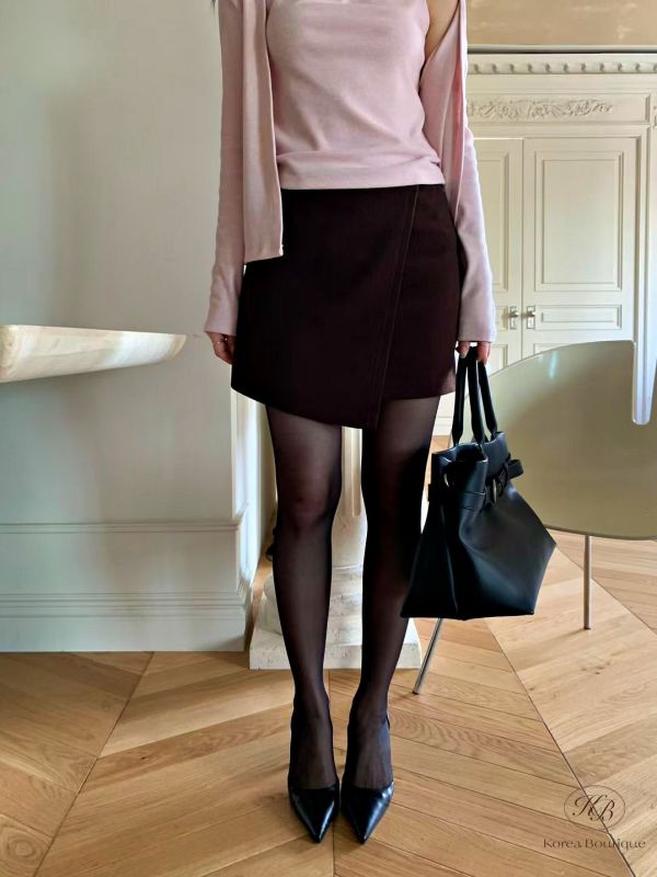 Fw413 秋季 高領背心套裝 