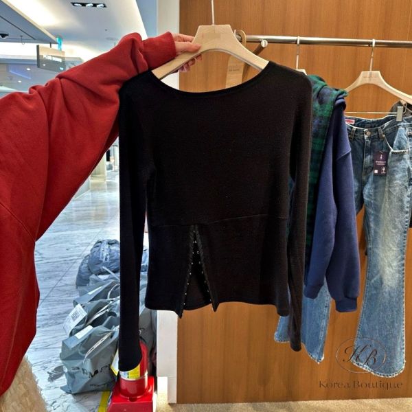 Fw377 秋季 下擺設計好好看的上衣 