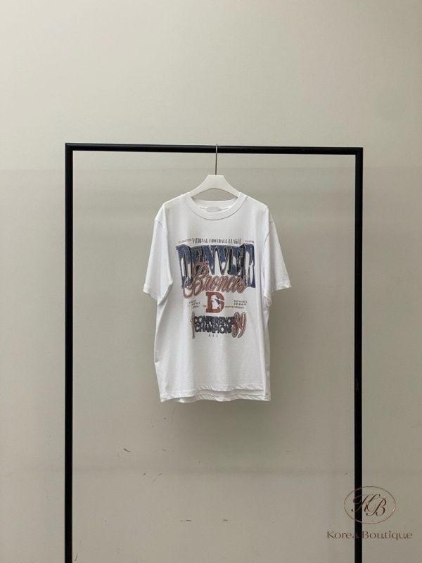 Sv24 夏裝 水洗感塗鴉tee 