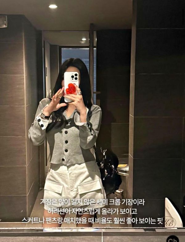 SS259 春季 大排扣針織外套 