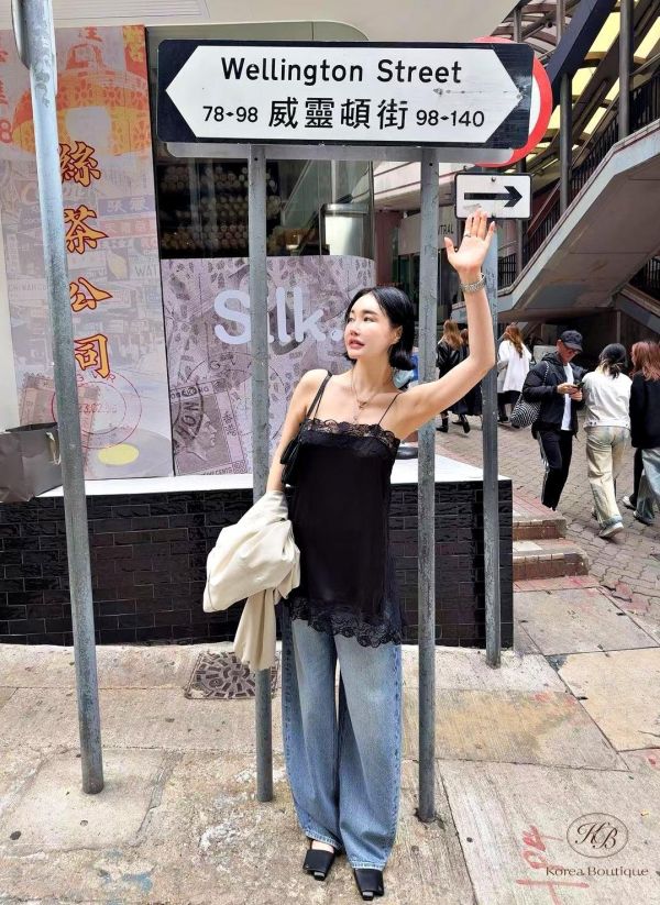 SS135 春季 細節很美的設計家蕾絲長版上衣 也可當洋裝 