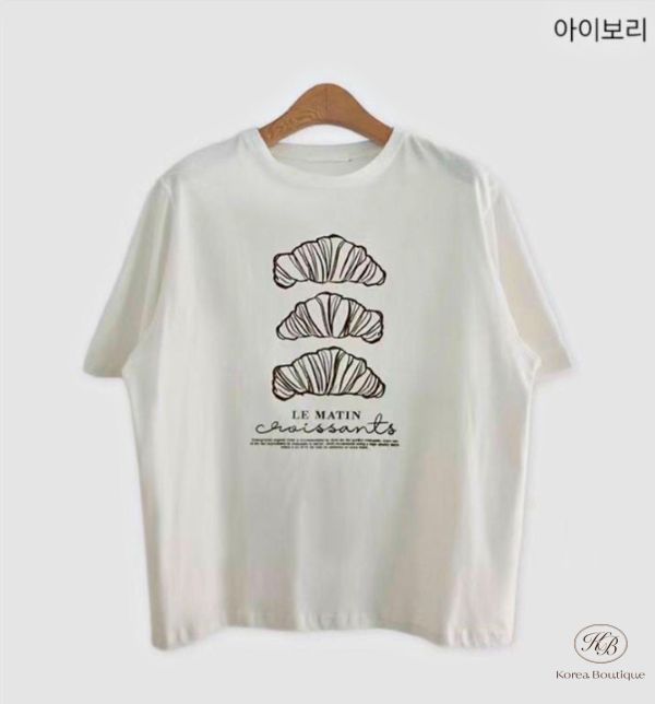 SS88 春季 超可愛可頌tee 