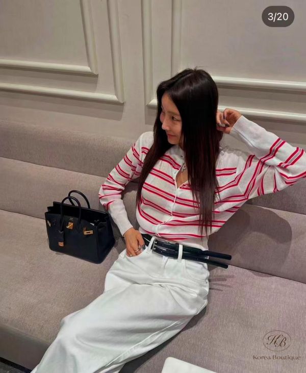 SS242 春季 顏色好美的條紋外套 