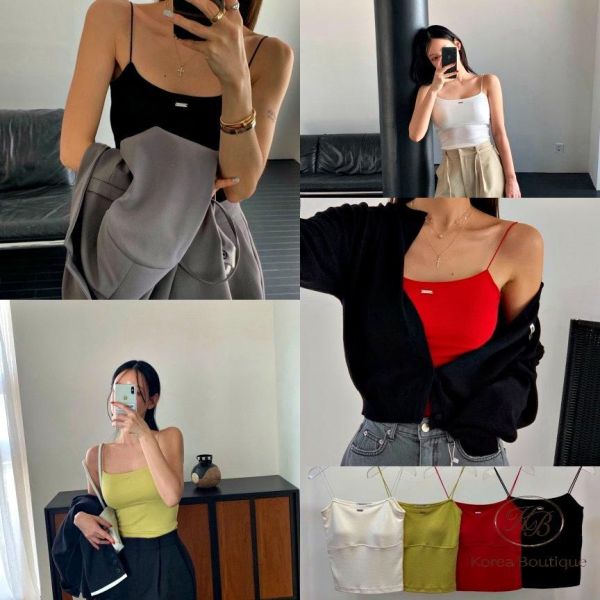 SS472 春季 小吊牌bra top 