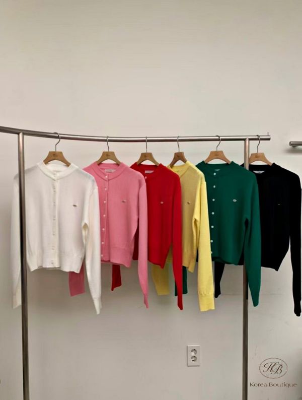 Fw416 秋季 彩虹飽和色開襟外套 