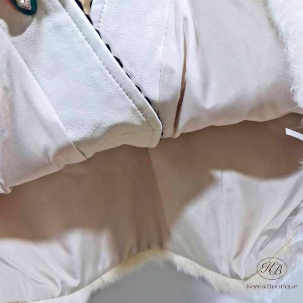 Fw502 冬季 毛毛小香背心 