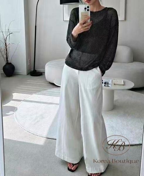 FW3873 秋季 好美的珍珠亮片上衣 