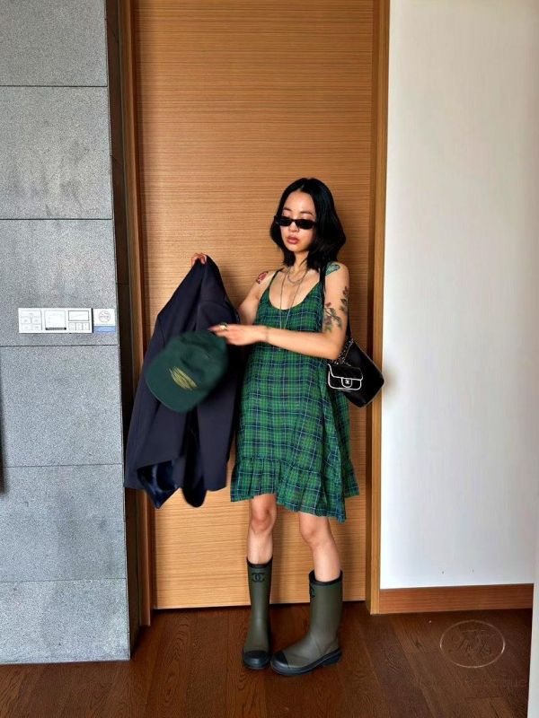 SS346 春季 好好看的格子洋裝 