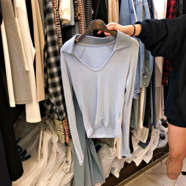 SS228 春季 深領polo衫 