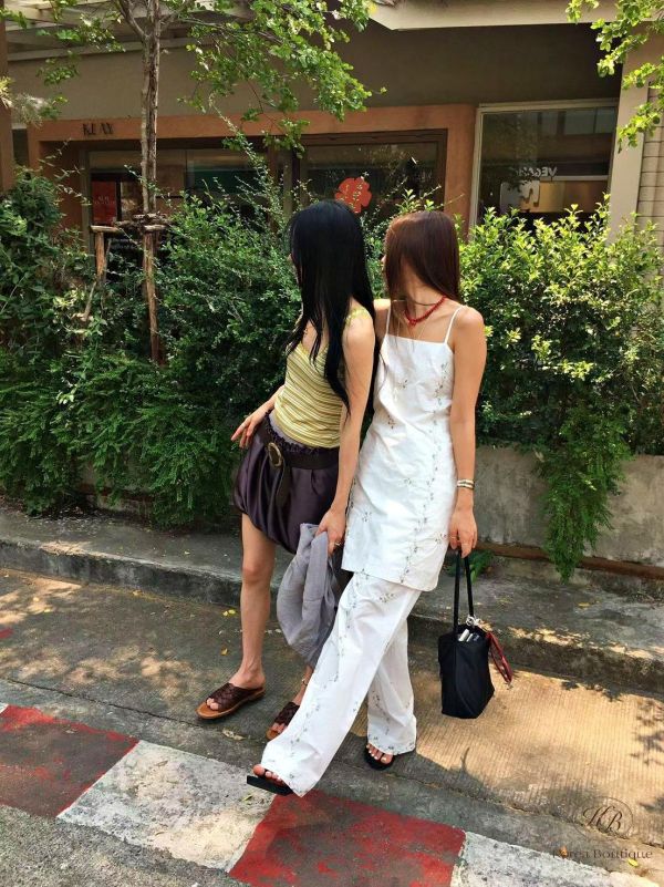 SS467 春季 日系感質感適合花卉套裝 上身可當洋裝 