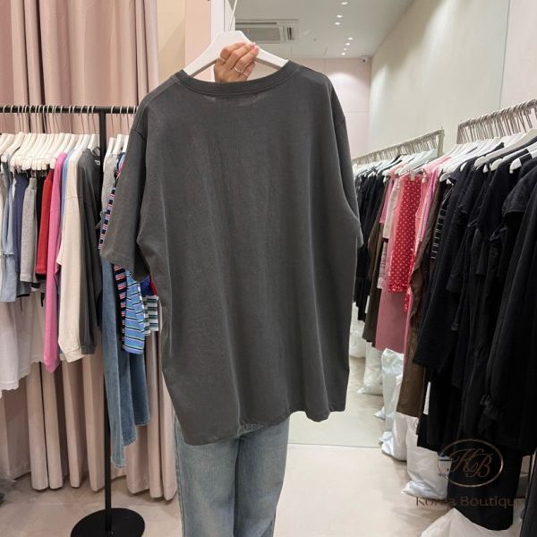 Sv24 夏裝 水洗感塗鴉tee 