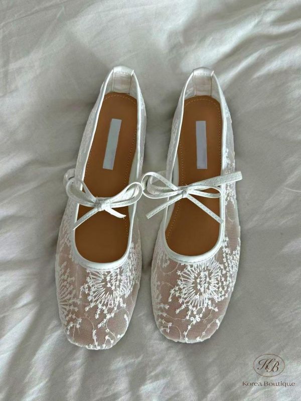 SS139 春季 透露蕾絲娃娃鞋 