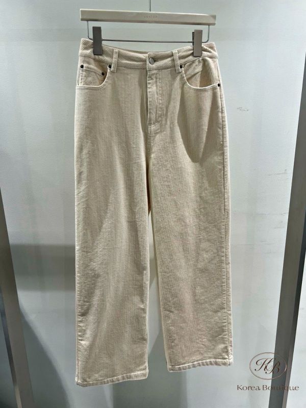 FWKR02 冬季 燈芯絨直筒褲 