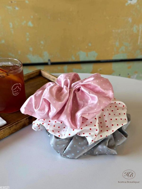 SS340 春季 人氣小點大腸圈 小髮夾 