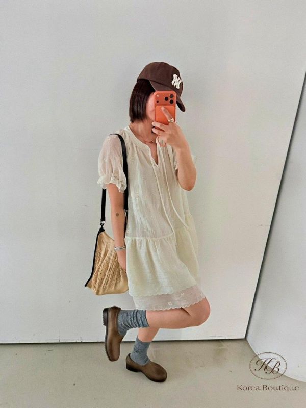 SS422 春季 好美的民俗感洋裝 