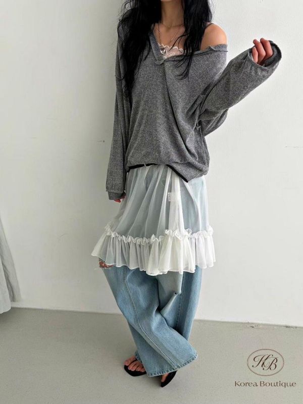 SS266 春季 大V領上衣 