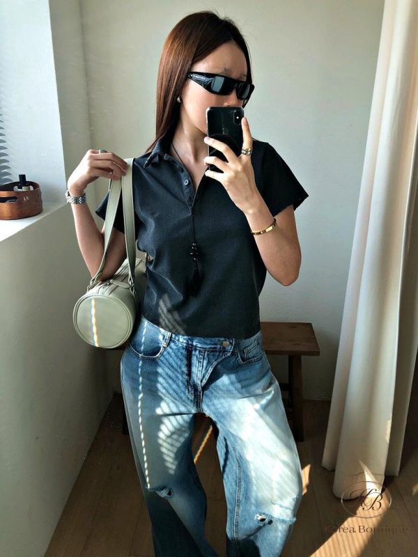 SS199 春季  版型好好看的polo衫 