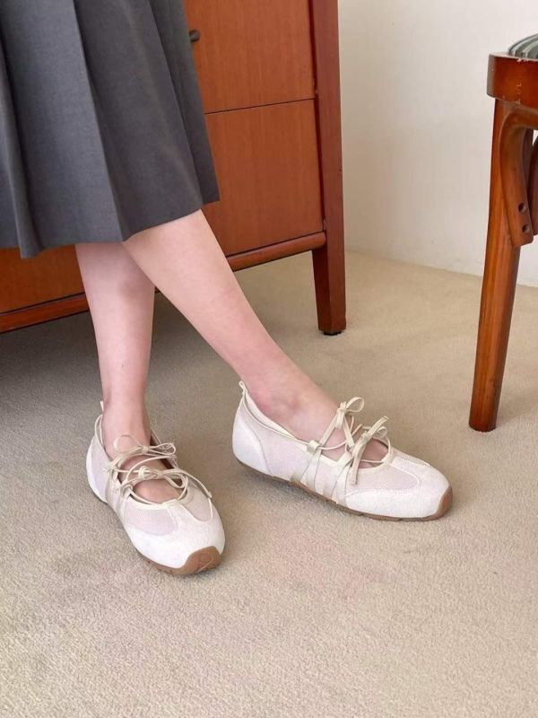 SS213 春季 真皮春款芭蕾娃娃鞋 