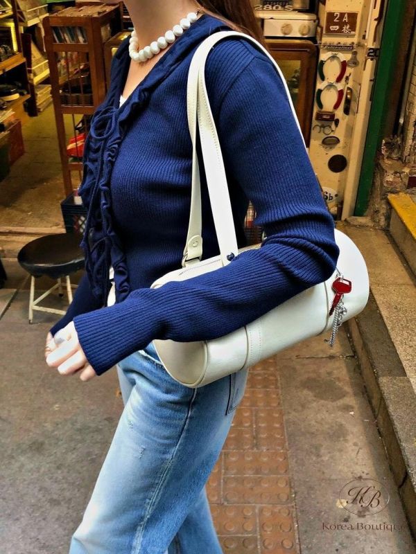 SS91 春季 荷葉邊設計上衣 