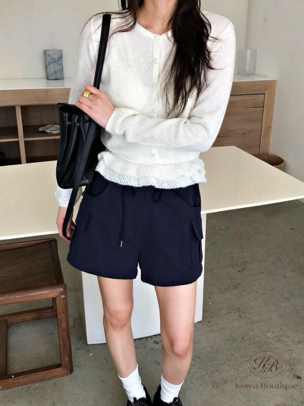 SS208 春季 花邊針織背心套裝 