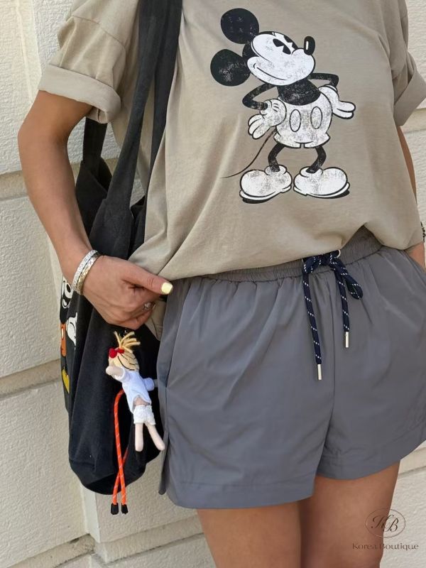 Sv06 夏裝 米老鼠撞色tee 