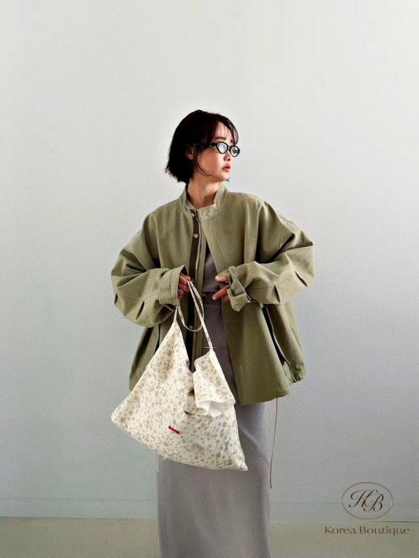 SS141 春季 日系感印花布袋 