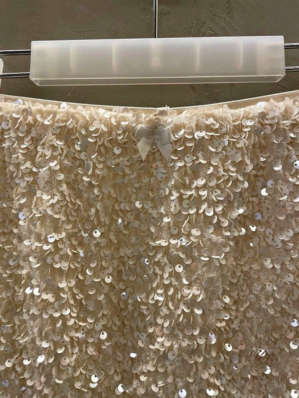 FWKR59 冬季 好美的亮片褲裙 