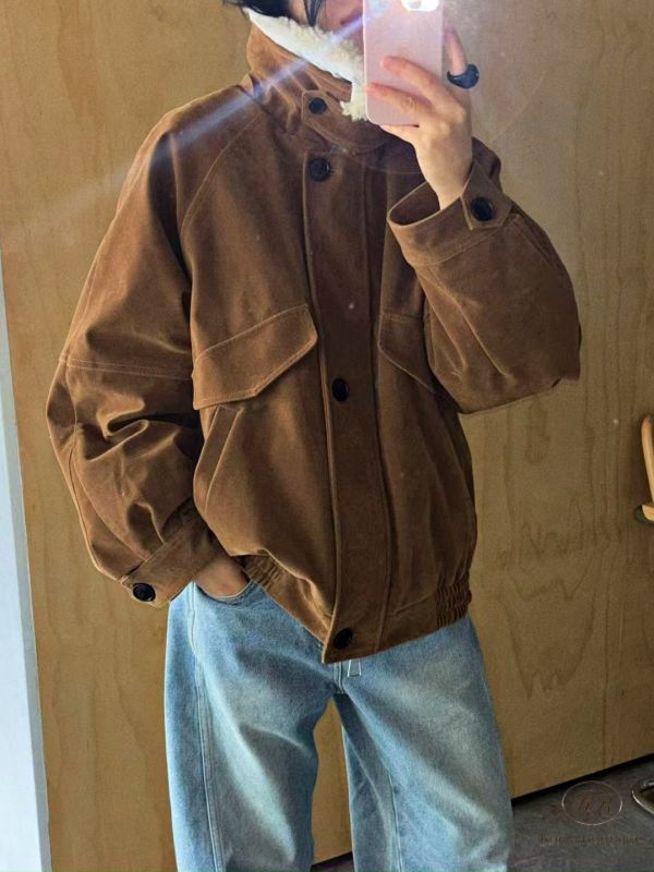 Fw500 冬季 可拆毛毛領夾克外套 