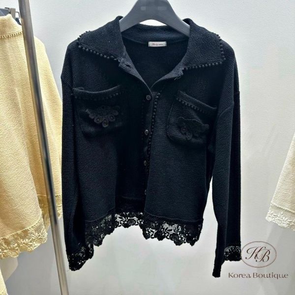 SS220 春季 好美小細節也很多的針織外套 