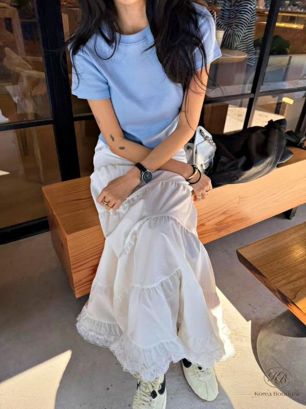 SS307 春季 好美的蛋糕長裙 