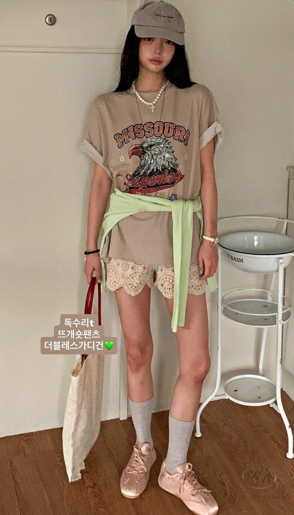 SS413 春季 好時髦的老鷹tee 