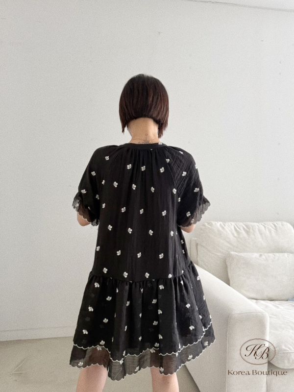 Su58 夏裝 棉麻民俗圖案洋裝 