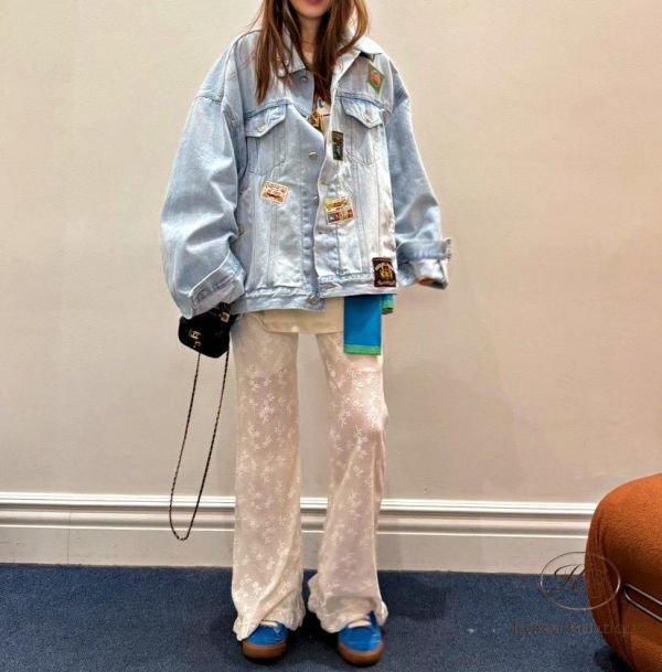 SS185 春季 多種花色的花邊褲 